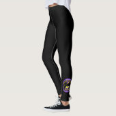 Our "Elvis" leggings in purple (Links)