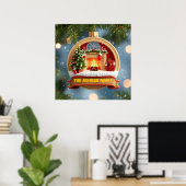 Our Family Christmas Magic Ornament Poster (Heimbüro)