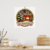 Our Family Christmas Magic Ornament Poster (Küche)