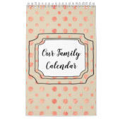 Our Family Customizable Calendar Kalender (Titelbild)