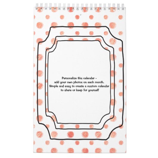 Our Family Customizable Calendar Kalender (Rückseite)