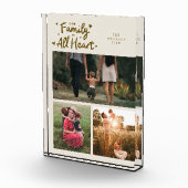 Our Family Is All Heart Cream Fotoblock (Rechts)