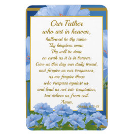 Our Father Prayer Mathew 6:9-13 Magnet