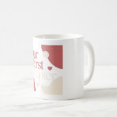 Our First Chapter – Minimal Valentine's Day Quote Kaffeetasse (VorderseiteRechts)