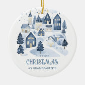 Our first Christmas as Grandparents Village Navy Keramik Ornament (Vorne)