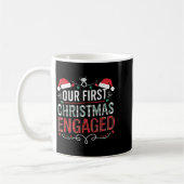Our First Christmas Engaged 2024 Couples Pajamas C Kaffeetasse (Links)