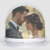 Our First Christmas in the Circle of Love Schneekugeln (Vorderseite)