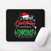 Our First Christmas Together 2021 1st Christmas Mousepad (Mit Mouse)