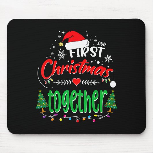 Our First Christmas Together 2021 1st Christmas Mousepad (Vorne)