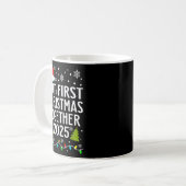 Our First Christmas Together 2025 Matching Christm Kaffeetasse (Vorderseite Links)