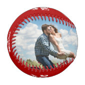 Our First Christmas Together 2 Photos Baseball (Vorderseite Links)