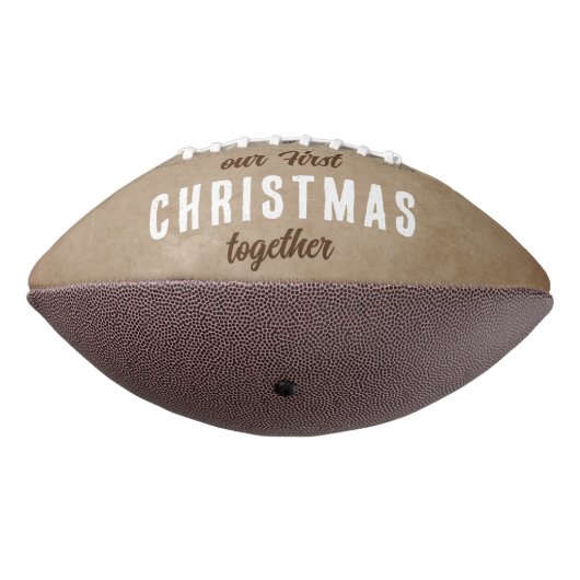 Our First Christmas Together 2 Photos Football (Gedreht 270)