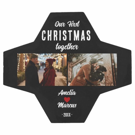 Our First Christmas Together 2 Photos  Fußball (Flach)