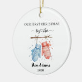 Our First Christmas Together Married Ornament (Links)