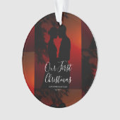 Our First Christmas Together Mr & Mrs Ornament (Vorderseite)