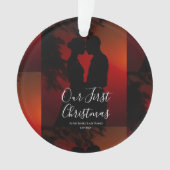 Our First Christmas Together Mr & Mrs Ornament (Vorderseite)