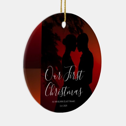 Our First Christmas Together Mr & Mrs Ornament (Rechts)
