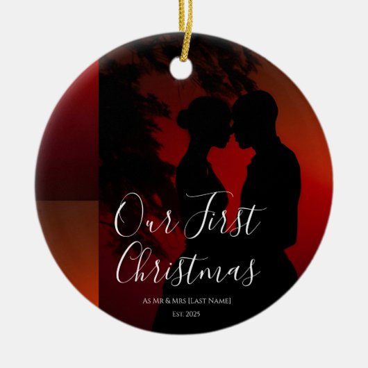 Our First Christmas Together Mr & Mrs Ornament (Vorne)