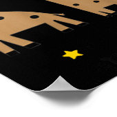 Our First Father's Day 2026, Funny Giraffe Gift Da Poster (Ecke)