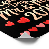 Our First Valentines As Mr And Mrs 2026  Poster (Ecke)