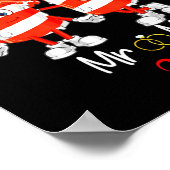 Our First Valentines Day As Mr And Mrs Engaged Cou Poster (Ecke)