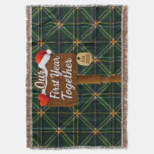 Our First Year Together 2025 Wooden Sign Decke (Vorderseite Vertikal)