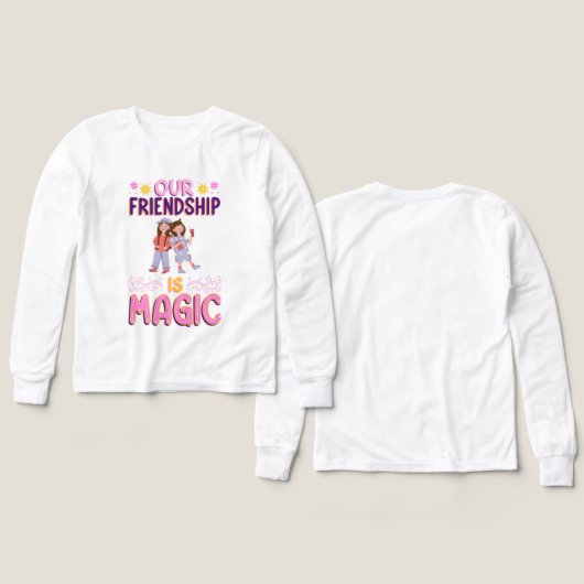 OUR FRIENDSHIP IS MAGIC . FRIENDS . BBF (Design Vorderseite & Rückseite)