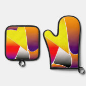 Our Friendship Staggers Ofenhandschuh & Topflappen-Set (Vorderseite)