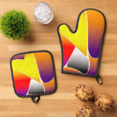 Our Friendship Staggers Ofenhandschuh & Topflappen-Set (Oben Unten)