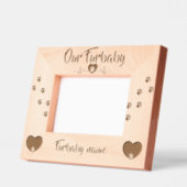 Our Fur baby - Dog & Cat Geätzte Rahmen (Links)