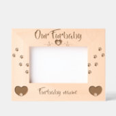 Our Fur baby - Dog & Cat Geätzte Rahmen (Vorderseite)