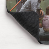 Our Hero Wears No Cape Custom Photo Name Dad Mousepad (Ecke)