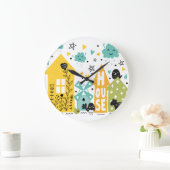 Our House Clock Große Wanduhr (Zuhause)