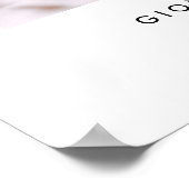 Our humans are getting married Welcome Sign Poster (Ecke)