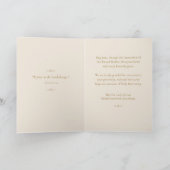 Our Lady of Cana Catholic Wedding Dankeskarte (Innenseite)