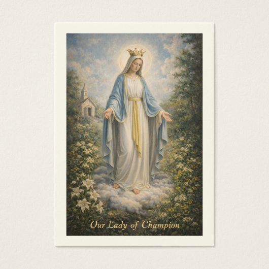 Our Lady of Champion Catholic Prayer  (Vorderseite)