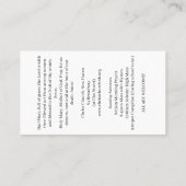 Our Lady of Christ Church Card Visitenkarte (Rückseite)