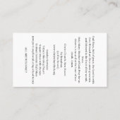 Our Lady of Christ Church Card Visitenkarte (Rückseite)