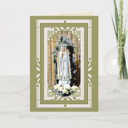 Our Lady of Fatima 100 Year Anniversary Karte (Vorderseite)