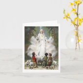 Our Lady of Fatima Greeting Card Karte (Gelbe Blume)