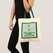 Our Lady of Fatima Personalized Tote Bag Tragetasche (Vorderseite (Produkt))