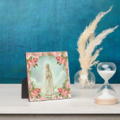 Our Lady of Fatima Pink Roses Fotoplatte (InSitu)