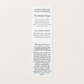 Our Lady of  Fatima Prayer Card (Innenseite Aufgefaltet)