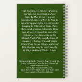 Our Lady of Fatima Prayer Journal Spiral Notebook Notizblock (Rückseite)