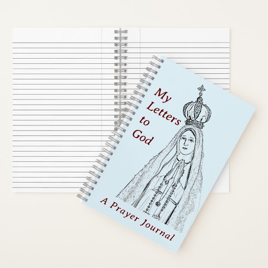Our Lady of Fatima Prayer Journal Spiral Notebook Notizblock