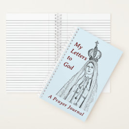 Our Lady of Fatima Prayer Journal Spiral Notebook Notizblock