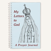 Our Lady of Fatima Prayer Journal Spiral Notebook Notizblock (Vorderseite)
