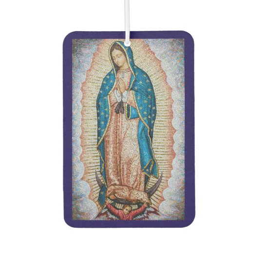 Our Lady of Guadalupe Air Freshener Gift Autolufterfrischer (Vorderseite)