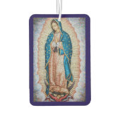 Our Lady of Guadalupe Air Freshener Gift Autolufterfrischer (Rückseite)