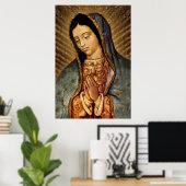 Our Lady of Guadalupe Devotional Image Poster (Heimbüro)